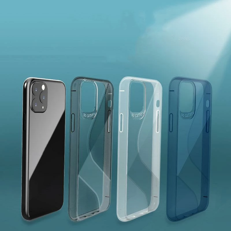 Mbështjellës Hurtel S-Case fleksibël për Huawei P40 Lite E, Transparent