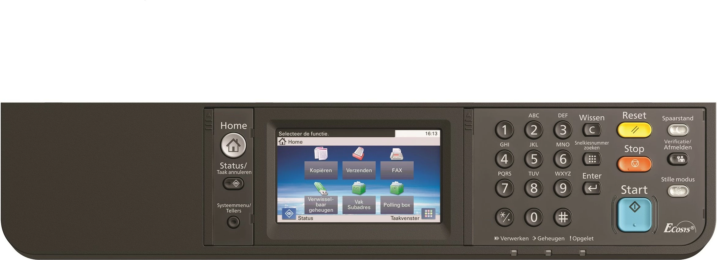 Printer Kyocera ECOSYS M2735dw, laser, mono, A4, Wi-Fi, 35ppm, zi/bardhë