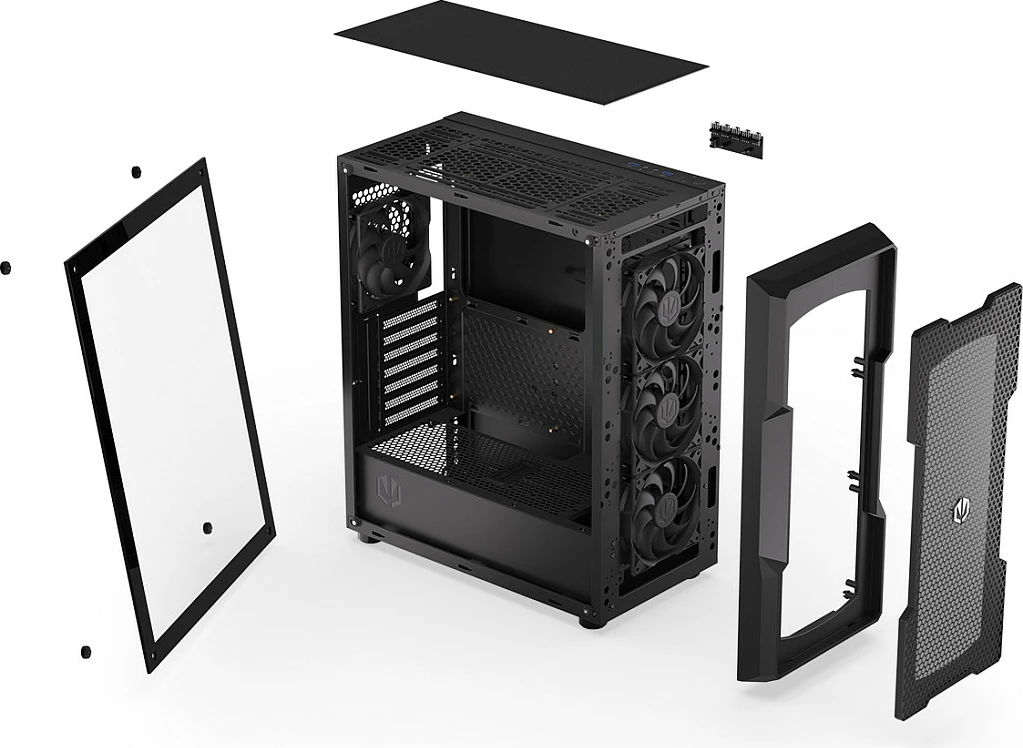 Kasë Endorfy Regnum 400 Air, Midi Tower, ATX/mATX/Mini-ITX, e zezë