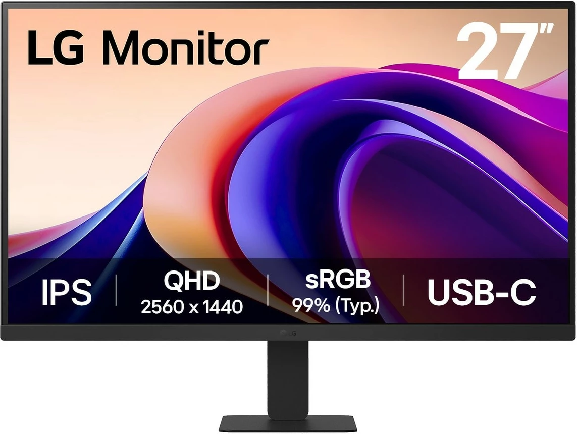 Monitor LG 27U631A-B, 27", QHD, IPS, 100Hz, USB-C, Zi