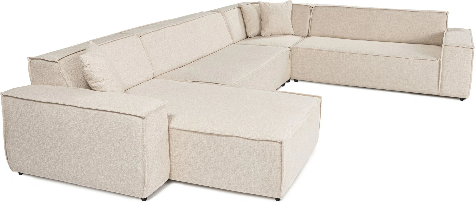 Kënd-sofë Atelier del Sofa, Puzzle Corner (Chl-02-C-2R), bezhë