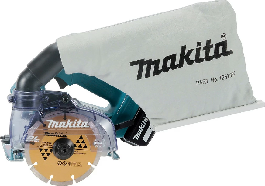 Sharrë prerëse me bateri Makita DCC500Z, 18V, disk 125 mm, brushless, e gjelbër