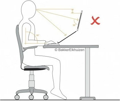 Mbështetëse këmbësh BakkerElkhuizen Basic 952, rregullim 8-29cm, e zezë