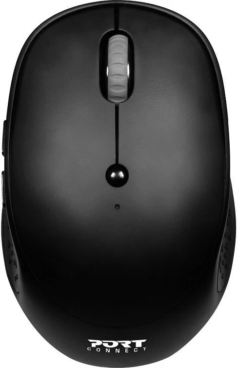 Mausi wireless për zyrë, Port Designs, i zi