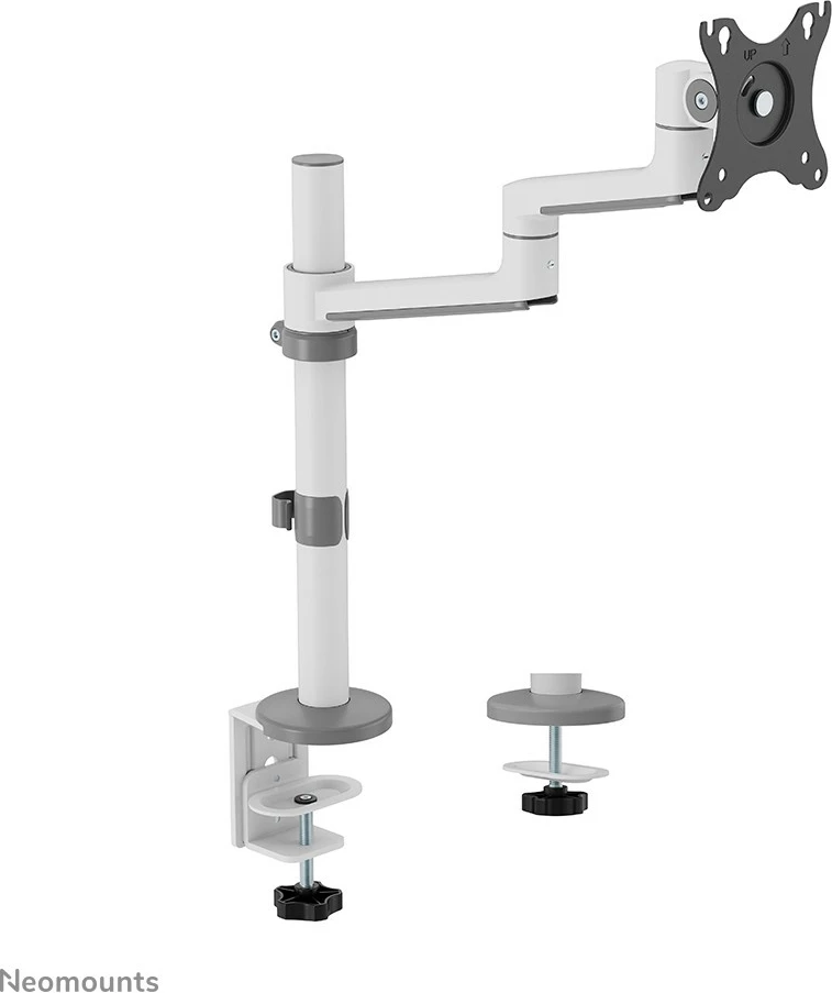 Krah monitori Neomounts DS60-425WH1, 17-27 inç, kapacitet 8 kg, VESA 100x100, i bardhë