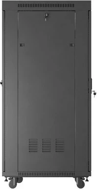 Kabinet rack LANBERG 19" 32U 600x800mm, qëndror (standing), derë e perforuar, i zi