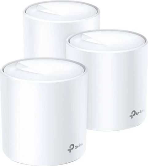 Sistem Mesh Wi-Fi TP-Link Deco X60, 5Gbps, 3-pack, i bardhë