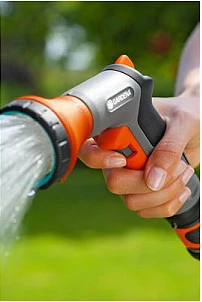 Spërkatës uji GARDENA Classic Cleaning Nozzle, me rregullim rrjedhe, gri/portokalli