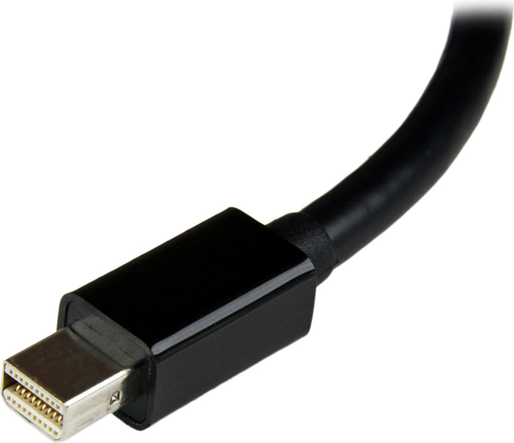 Adapter StarTech MDP2DVI3, Mini DisplayPort në DVI-I, 1080p/1920x1200, 0.13m, i zi