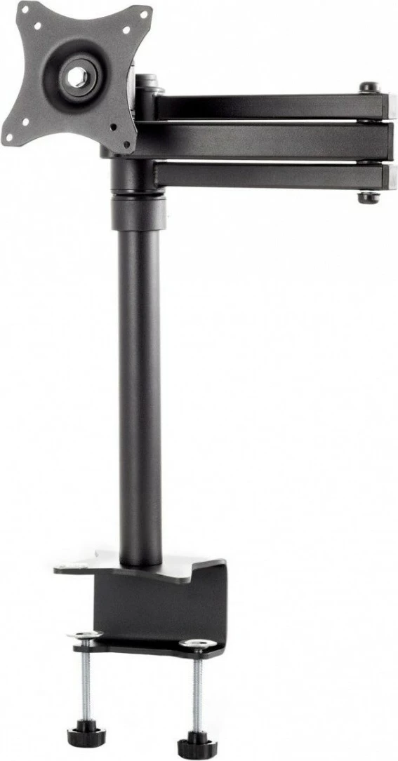 Mbajtës tavoline për monitor Edbak SV04 me krah të dyfishtë, për 10-29 inç, VESA 75x75/100x100, i zi