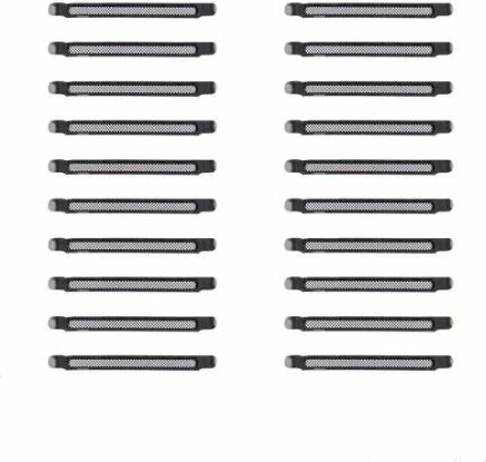 Mbrojtëse rrjete për altoparlant, PhoneParts, Apple iPhone 14, ngjitëse anti-pluhur, e zezë, set