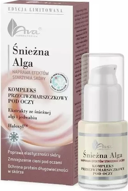 Krem për sy për femra Ava Laboratorium Snow Alga Anti-Wrinkle Eye Complex 15ml