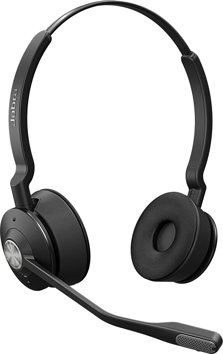Kufje Jabra Engage 65 SE Stereo, wireless DECT, me bazë, Microsoft Teams, të zeza