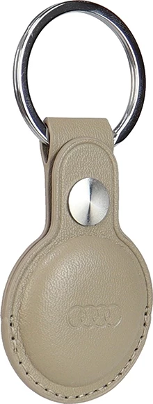 Mbështjellës Audi për AirTag, lëkurë sintetike, bezhë