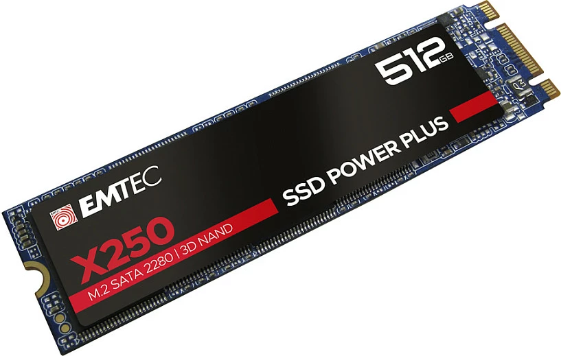 SSD i brendshëm EMTEC X250, M.2 SATA 2280, 512GB