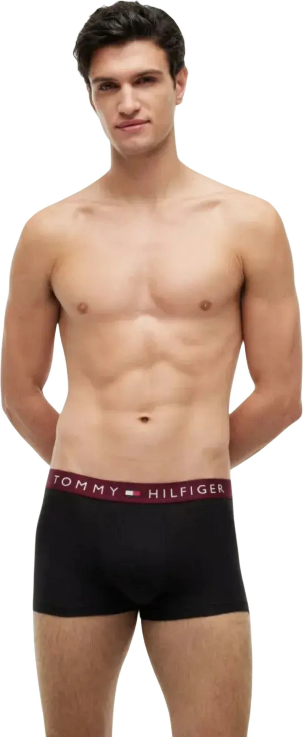 Të brendshme për meshkuj Tommy Hilfiger 3P Trunk WB UM0UM03908, të zeza/blu [Madhësia: S]
