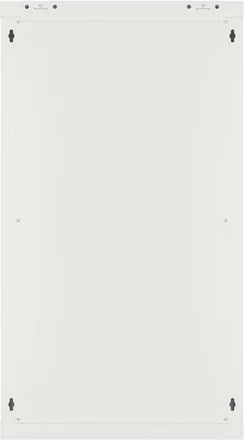 Kabinet RACK LANBERG 19" 22U 600x450, i varur në mur, derë xhami, gri
