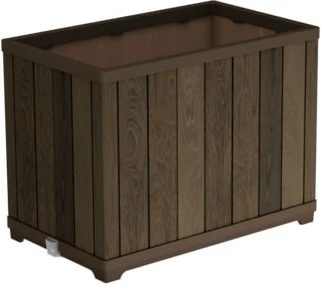 Vazo kopshti KETER 261035, teknopolimer, walnut, 455x455x455mm