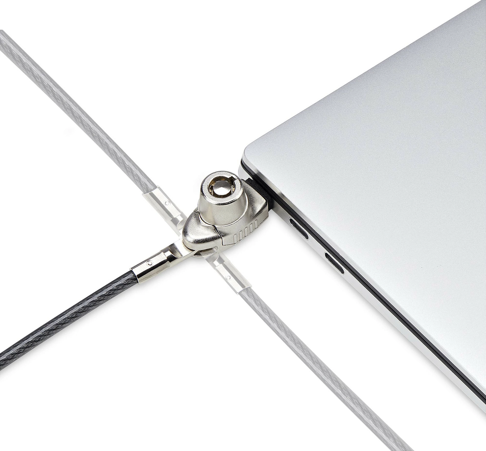 Kyç sigurie për laptop StarTech Noble Wedge, kabllo çeliku 2 m, me 2 çelësa, i zi