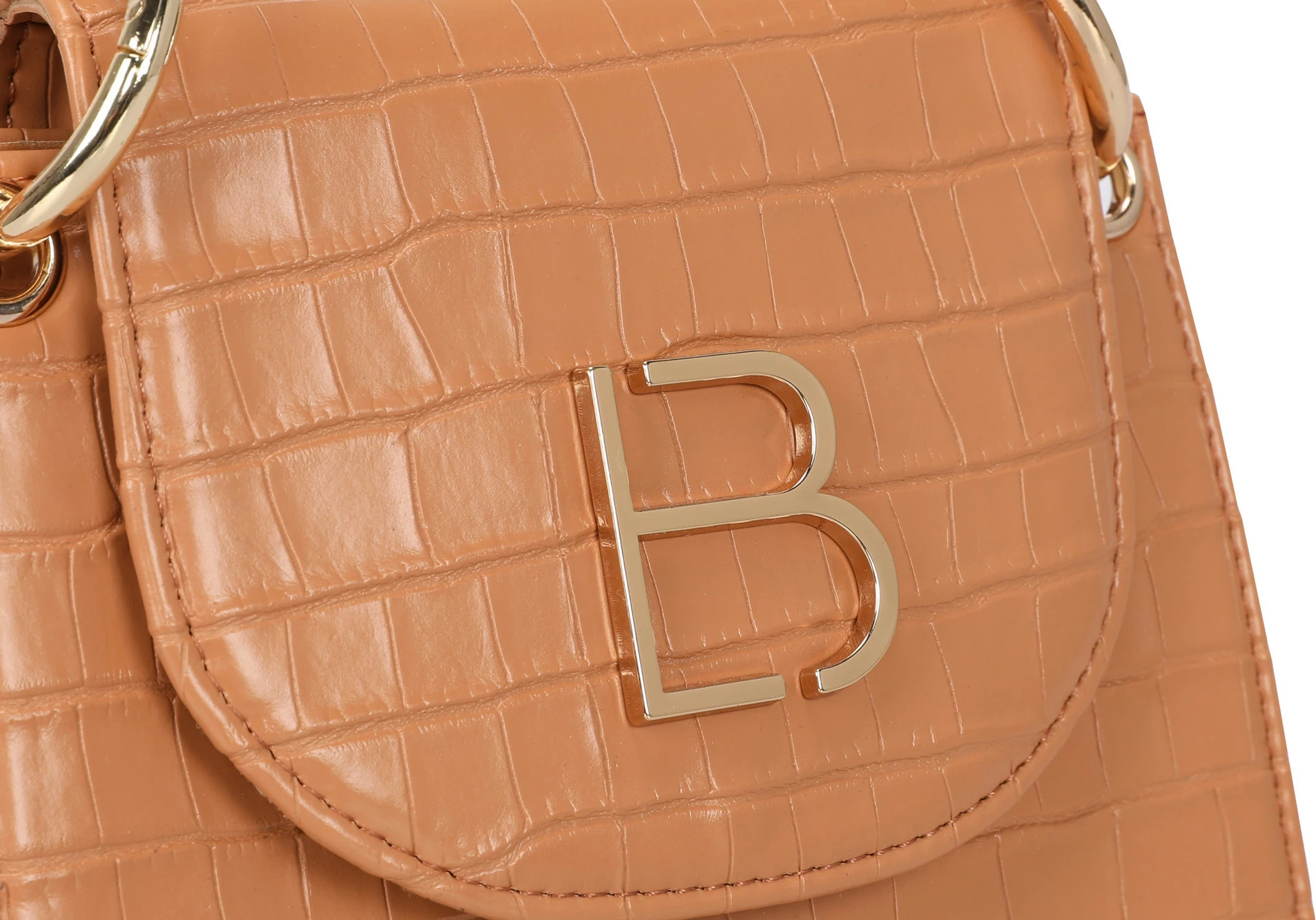 Çantë crossbody Lucky Bees, Croco Tan, 320