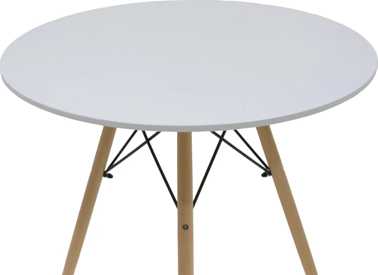 Tavolinë me karrige Ezra-Julita, ngjyrë gri/bardhë-natyrale, D80x73cm