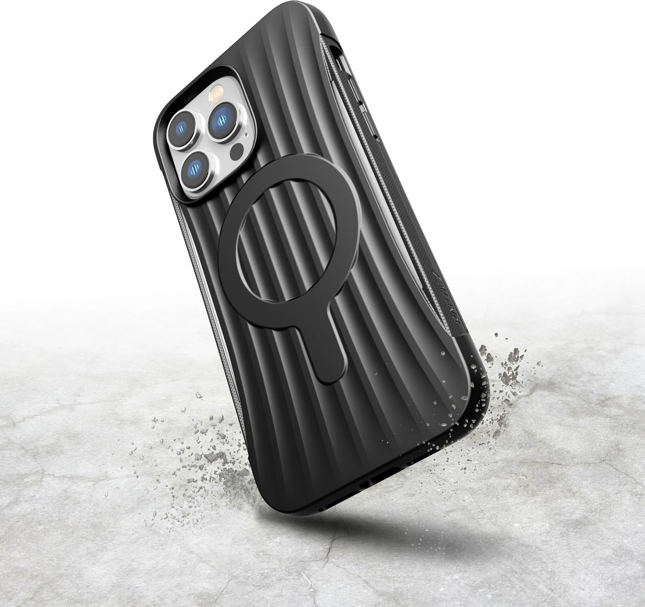 Mbështjellës Raptic X-Doria Clutch Case për iPhone 14 Pro Max me MagSafe, i zi