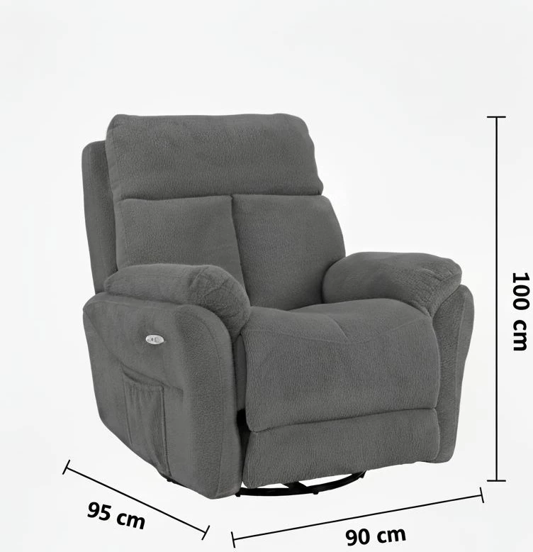Karrige relaksuese elektrike Comfera, krem, Atelier del Sofa