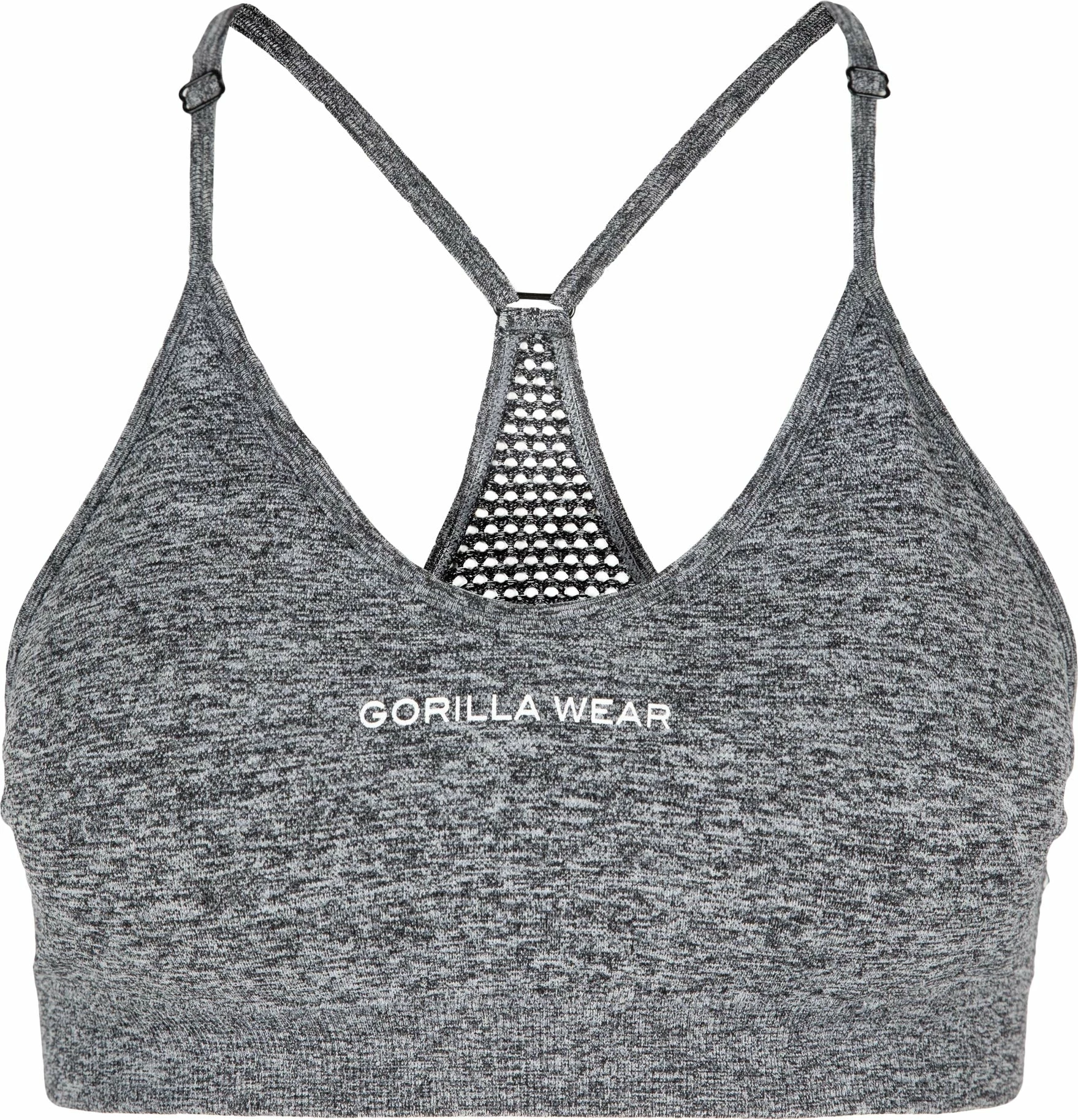 Quincy Seamless Sports Bra - Gray Melange [Madhësia: M/L]