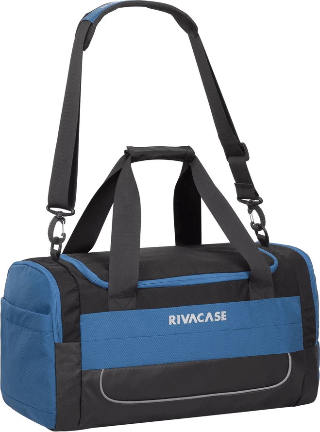 çantë sportive e palosshme RIVACASE 5235 Mercantour 30L, 480×280×260 mm, zi/blu