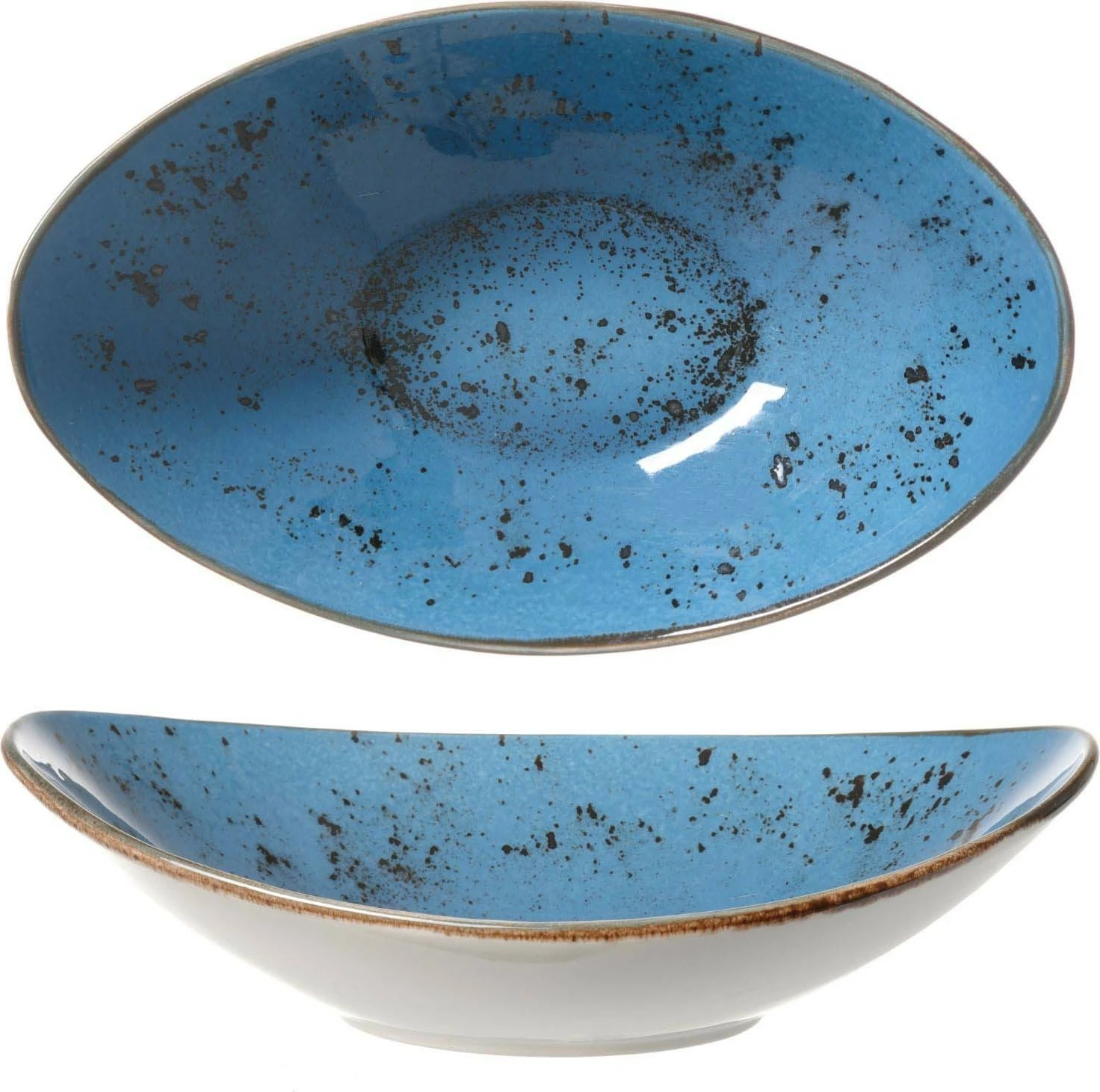 Tas formë varke Fine Dine Iris 250x160 mm, blu, set 6 copë