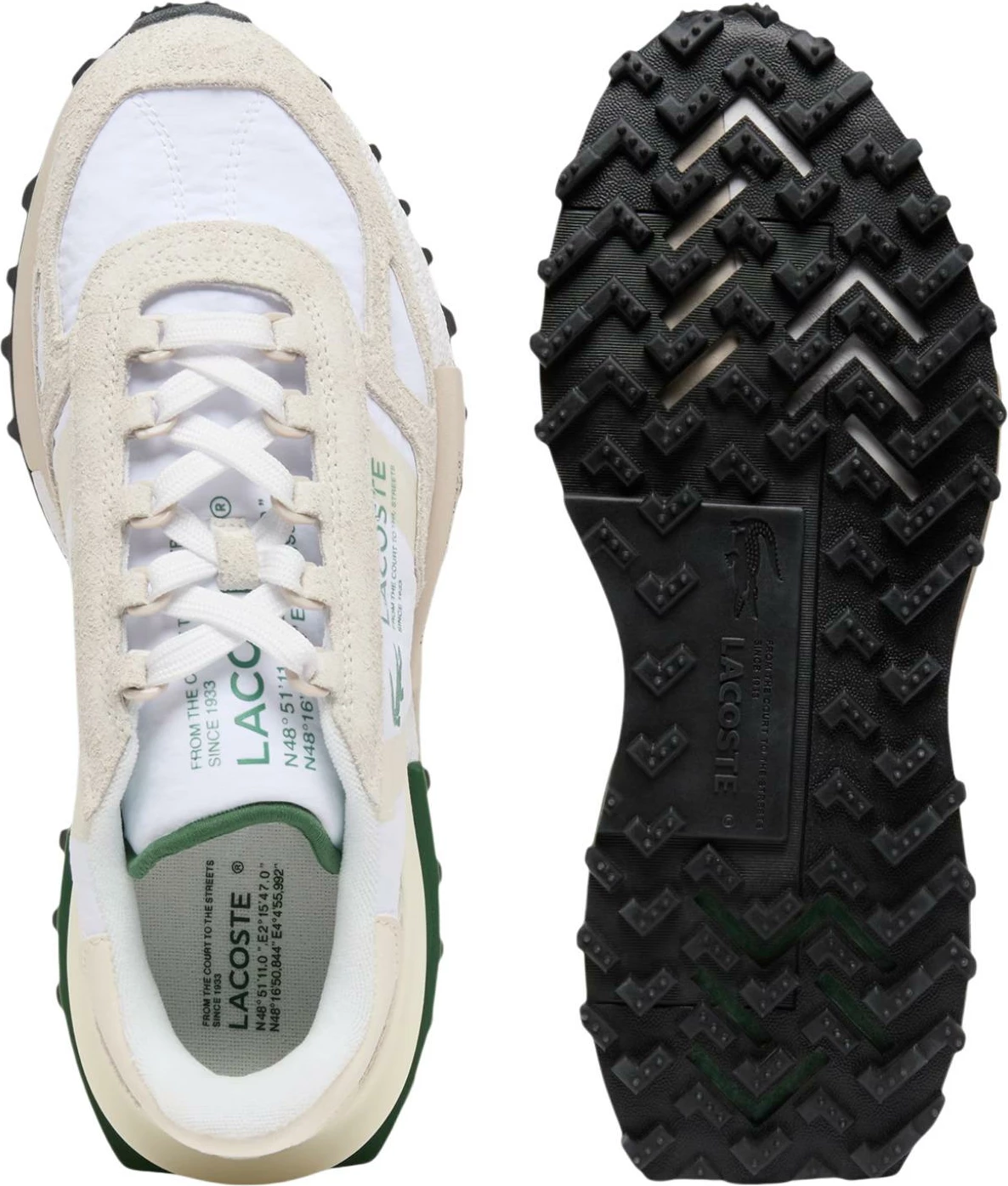 Atlete për meshkuj Lacoste Elite Active 1262 E04029, krem [Madhësia: 41]