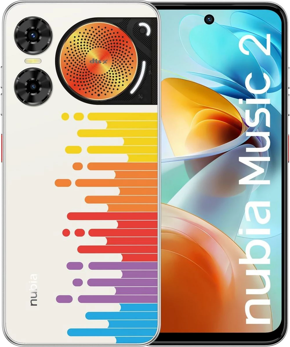 Celular ZTE Nubia Music 2 4GB 256GB Melody Wave White