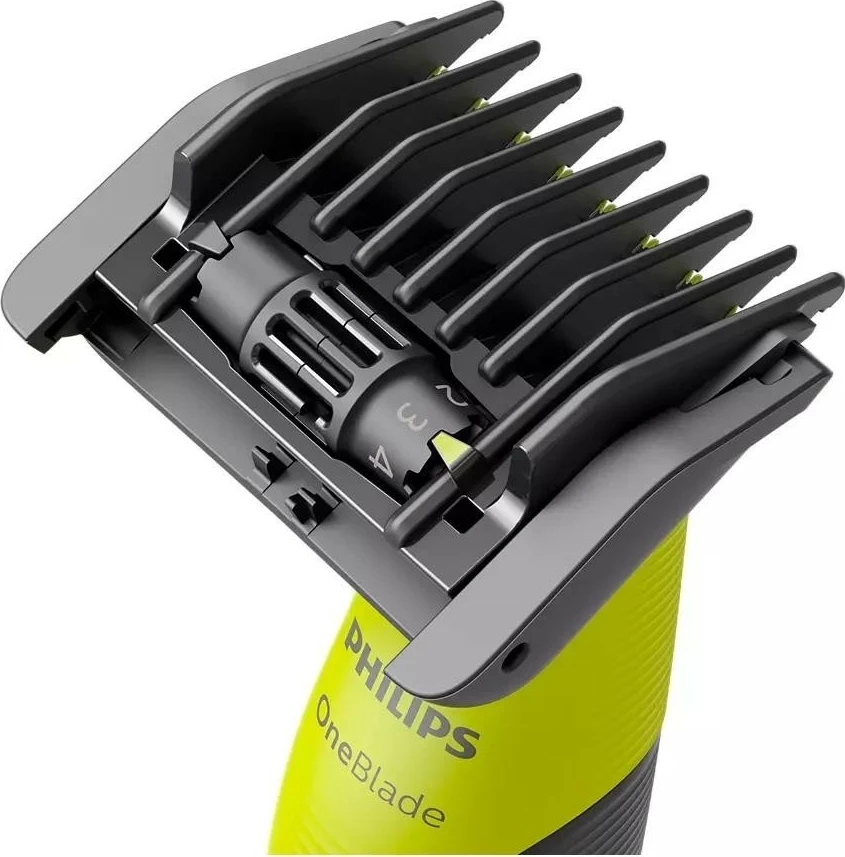 Trimmer Philips OneBlade 360 QP4631/65 BT, ngjyrë e zezë dhe limon