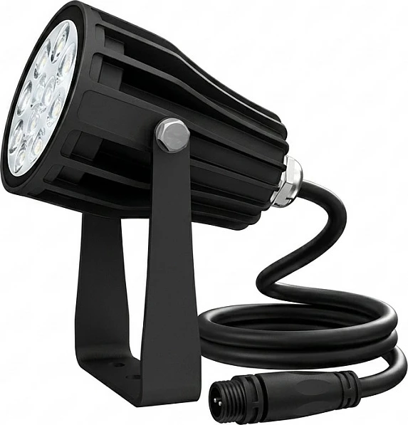 Lampë kopshti LED Synergy21 6W RGB+WW, set 3 copë, IP65, e zezë