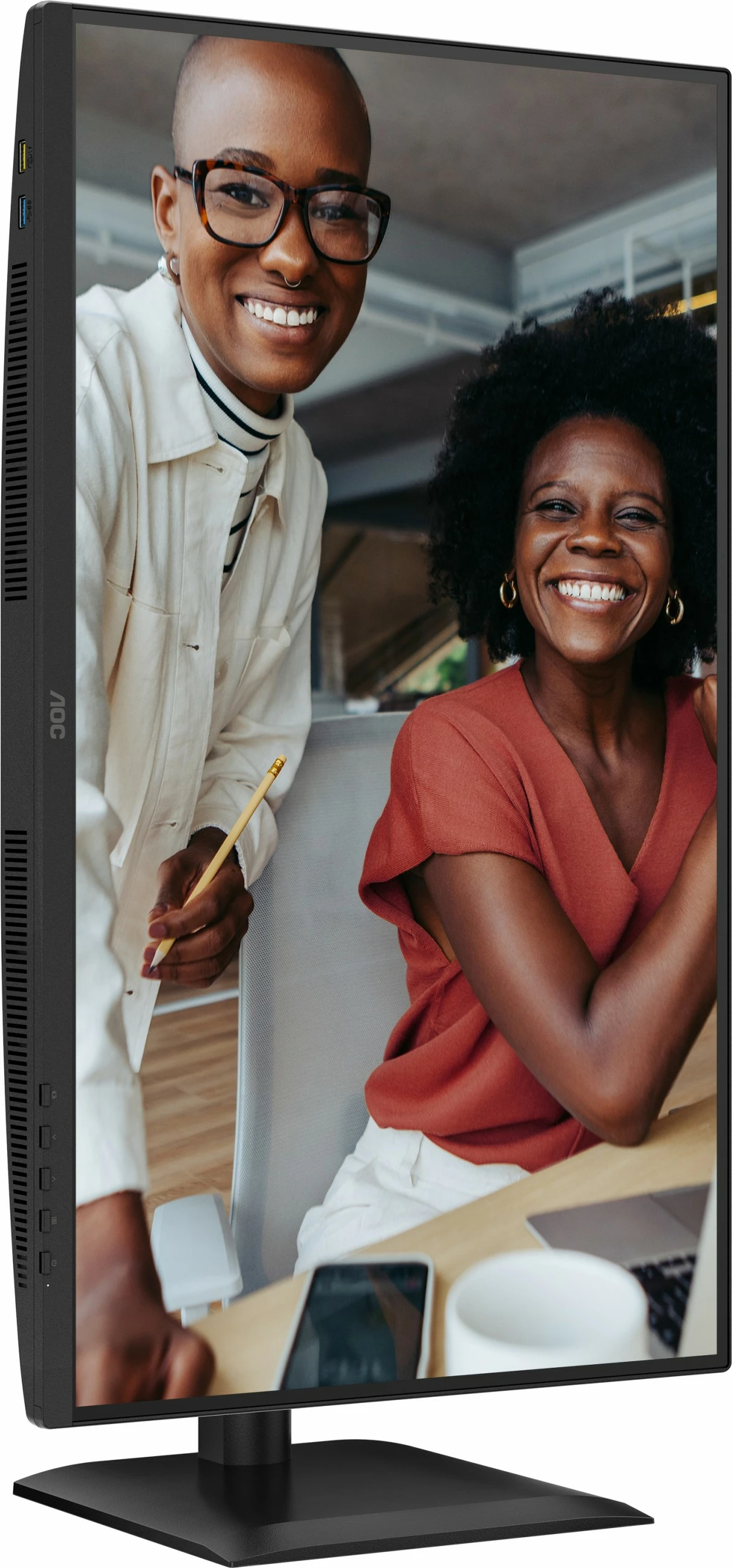 Monitor AOC 27E4CV 27 inç, HDMI+DP+USB-C, e zezë