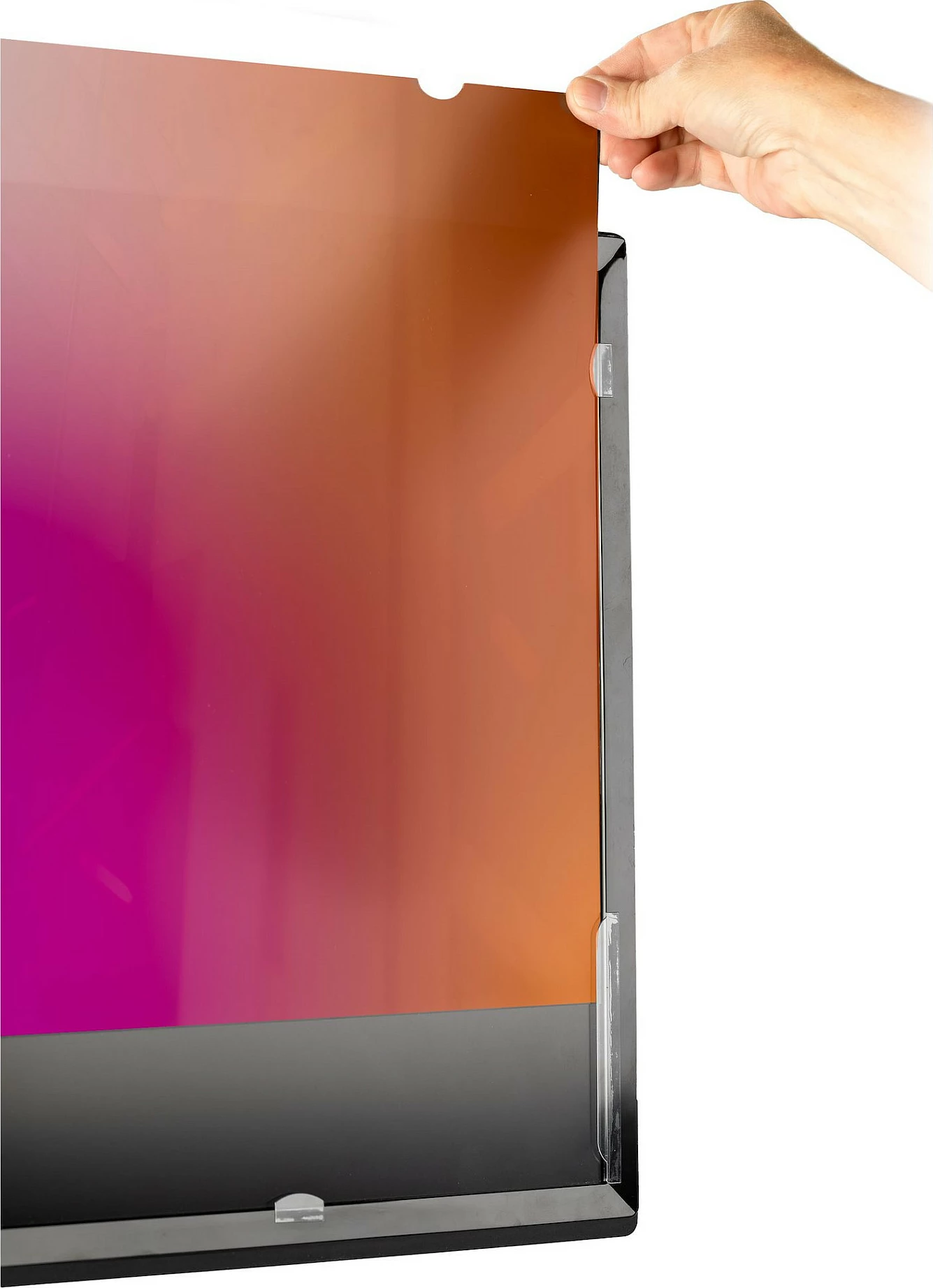Filtër privatësie për monitor StarTech 24" 16:9, i kthyeshëm Gold/Black, glossy