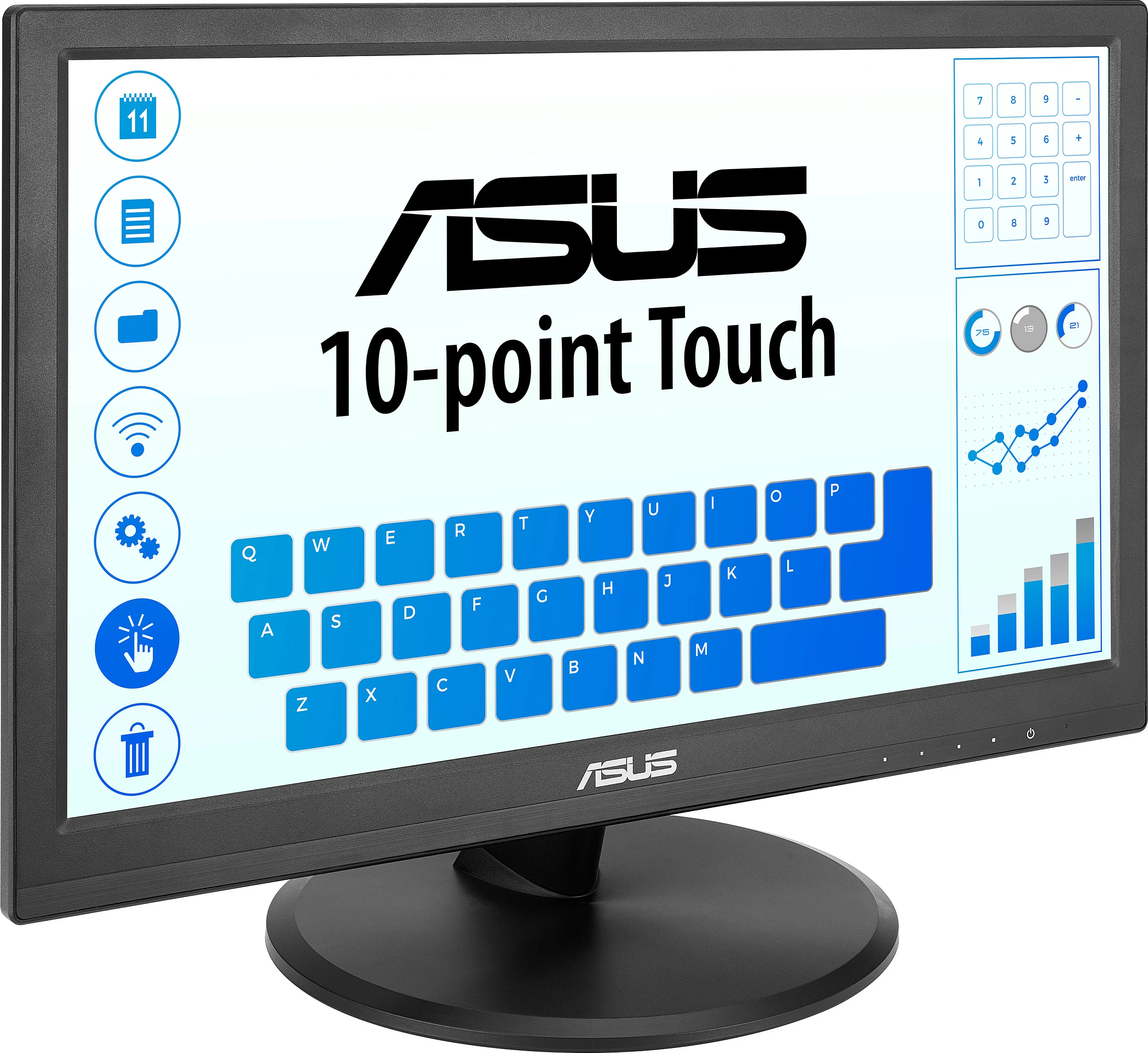 Monitor ASUS VT169HE, 15.6", Full HD, LED, Touchscreen, i zi
