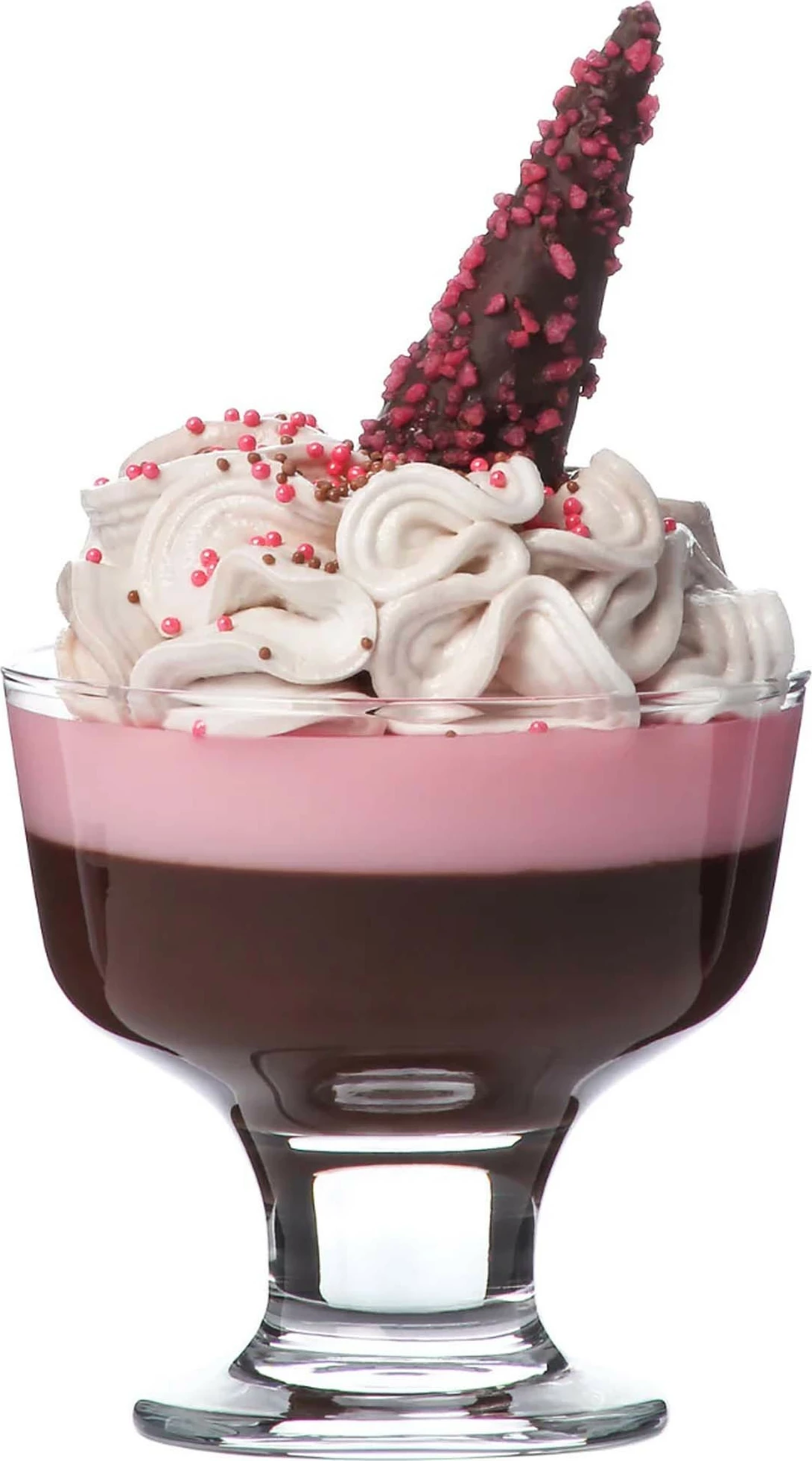 Gotë ëmbëlsire LAV Santiago 285 ml, qelq, transparente, set 12 copë