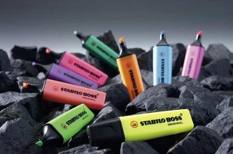 Marker theksues, Stabilo, BOSS Original 70/33, 2 mm dhe 5 mm, i rimbushëm, Anti-Dry-Out 4 orë, gjelbër