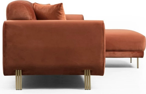 Kënd divan-krevat Atelier del Sofa, kënd i djathtë, ngjyrë kanelle (L3-Chl)