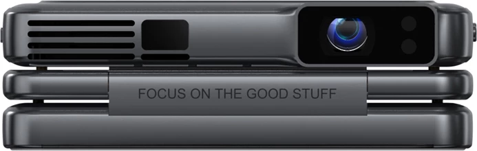 projektor portativ Aurzen Zip AU-PJ-ZP001M-USDG0, DLP, 720p, 100 ANSI lumens, bateri 5000 mAh, gri