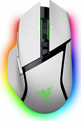 Maus Razer Basilisk V3 Pro 35K RZ01-05240200-R3G1, 30000 DPI, wireless/USB, RGB, 11 butona, i bardhë