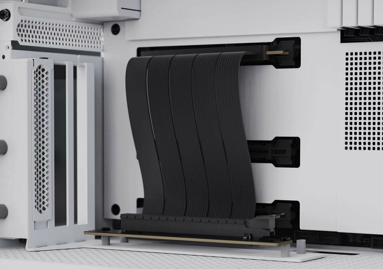 Mbajtës vertikal për GPU APNX Vertical GPU Holder Kit 2 APCK-AX02V00.21 PCIe 5.0 x16, i bardhë