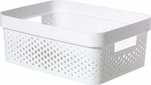Shportë ruajtjeje Curver Infinity Recycled 11 L, e bardhë