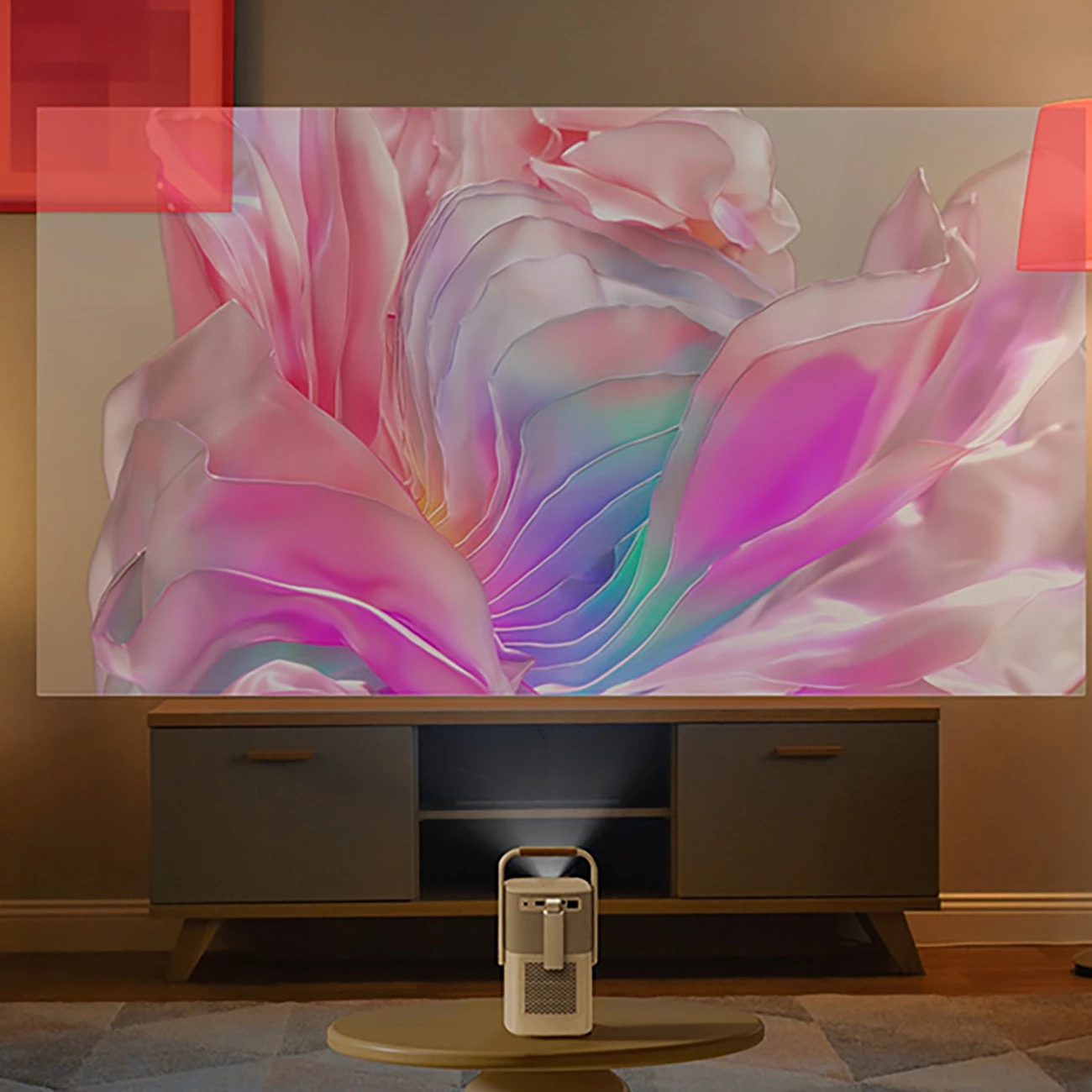 Projektor multimedia Yaber T2 Plus, Full HD 1080p, JBL Speakers, Google TV dongle, Bezhe