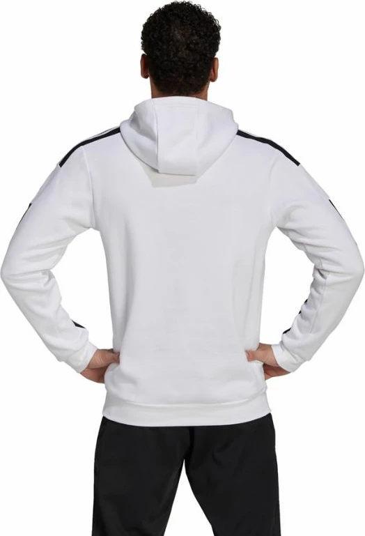 Duks me kapuç për meshkuj adidas Squadra 21, i bardhë