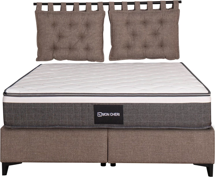 Baze krevati Interno me hapësirë për depo, 160x200cm, ngjyrë gri-kafe, 20-914, 200x160x34