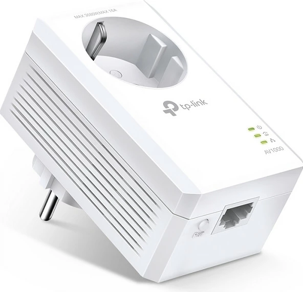 Adapter Powerline TP-Link TL-PA7017P, 1000 Mbit/s, Ethernet Gigabit, e bardhë