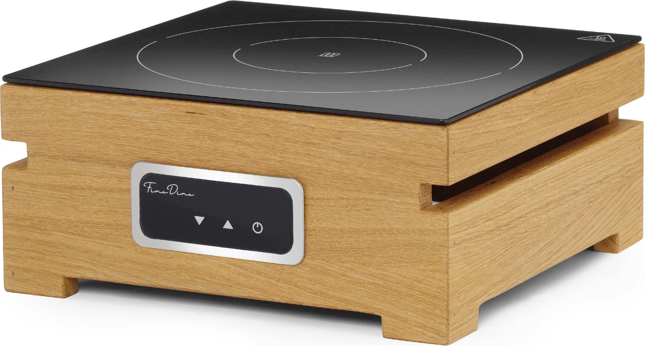 Pllakë induksioni e inkorporueshme, Fine Dine, 1000 W, 350x350 mm, e zezë