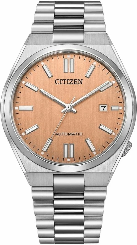 Orë dore për meshkuj CITIZEN Tsuyosa NJ0159-86Z, kafe, me kuti
